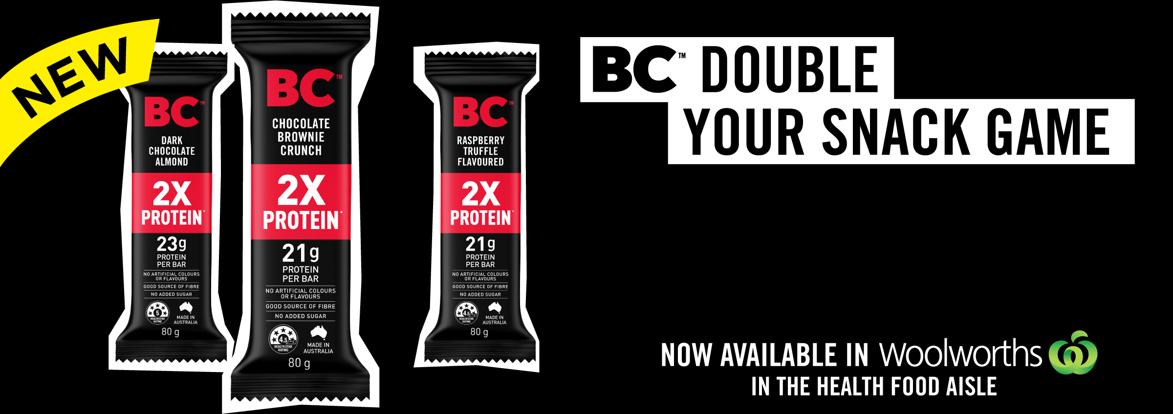 BC Snacks – Double your snack game with our new 2x Protein bars